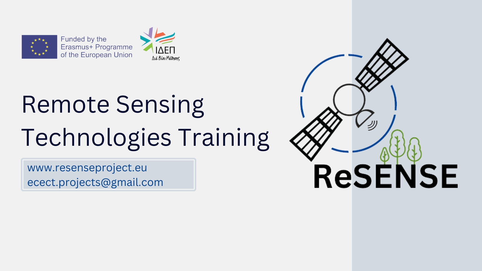 ReSENSE Remote sensing technologies training