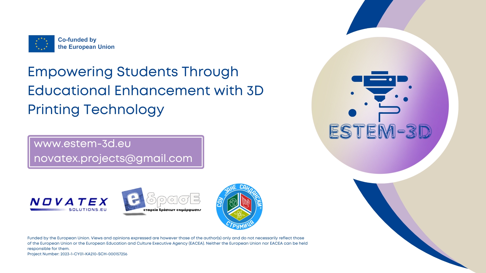 ESTEM-3D Empowering Students Through Educational Enhancement  with 3D Printing Technology